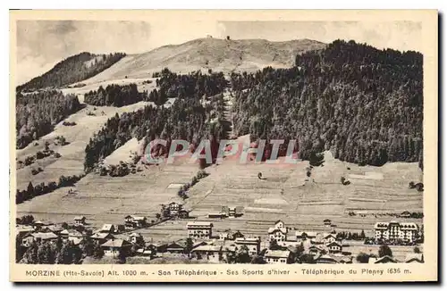 Cartes postales Morzine Hte Savoie Son telepherique Ses Sports d'hiver Telepherique du Pleney