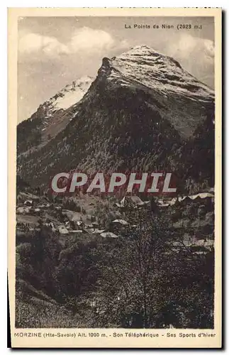 Cartes postales Morzine Hte Savoie Son telepherique Ses Sports d'hiver