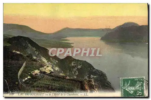 Cartes postales Lac du Bourget vu de l'Hotel de la Chambotte