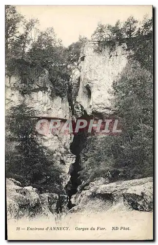 Ansichtskarte AK Environs d'Annecy Gorges du Fier