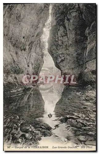 Cartes postales Gorges de la Vernaison Les Grands Goulets