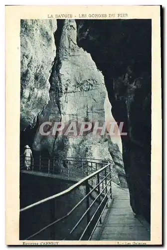 Ansichtskarte AK La Savoie Les Gorges du Fier Environs d'Annecy