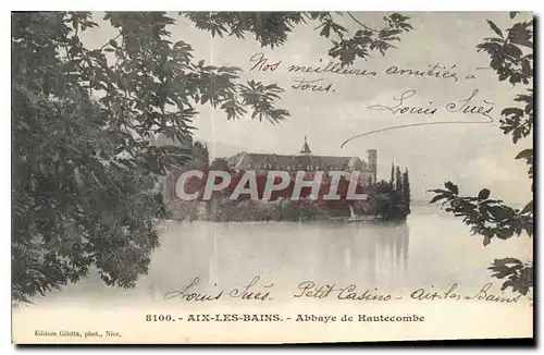 Cartes postales Aix les Bains Abbaye Hautecombe