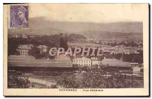 Cartes postales Chambery Vue generale