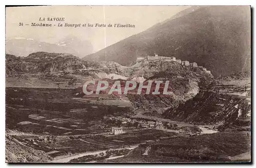 Cartes postales La Savoie Modane Le Bourget et les Forts de l'Esseillon