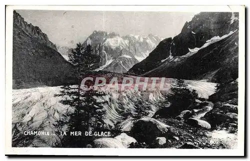 Cartes postales Chamonix la Mer de Glace