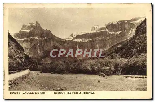 Cartes postales Vallee de Sixt Cirque du fer a Cheval