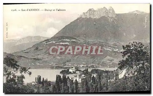 Cartes postales Lac d'Annecy Duingt et Talloires