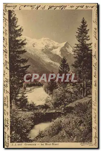 Cartes postales Chamonix Le Mont Blanc