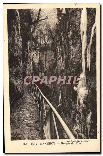 Cartes postales Env d'Annecy Gorges du Fier