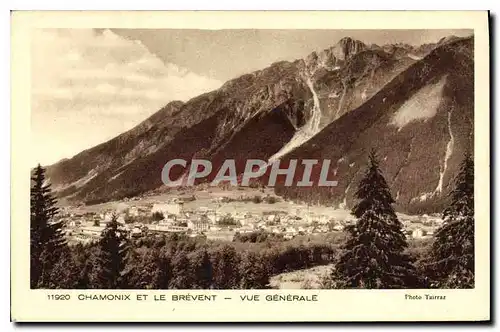 Ansichtskarte AK Chamonix et le Brevent Vue Generale