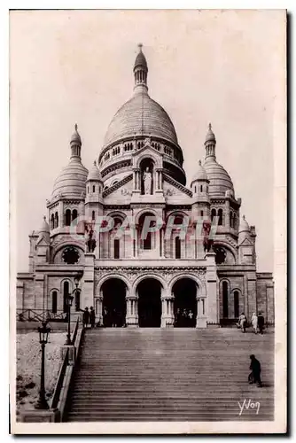 Ansichtskarte AK Paris en Flanant La Basilique du Sacre Coeur