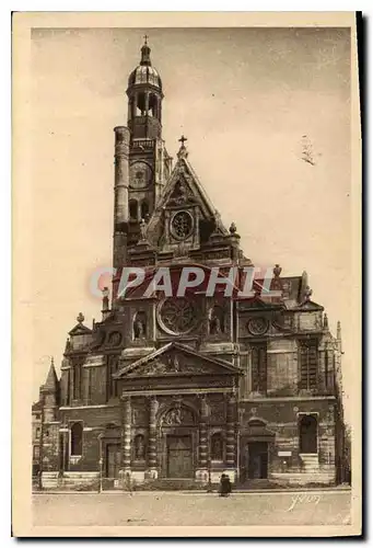 Cartes postales Paris en Flanant L'Eglise Saint Etienne du Mont