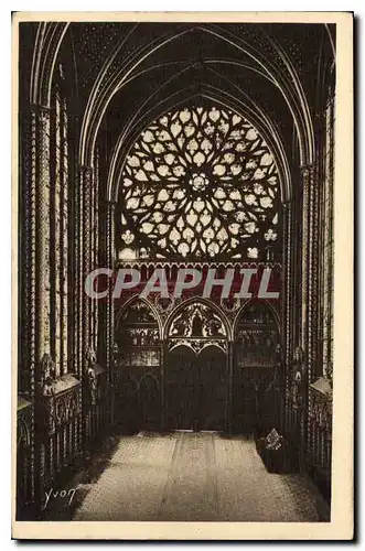 Ansichtskarte AK Paris en Flanant Sainte Chapelle Grande Rose