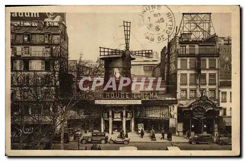 Ansichtskarte AK Paris en Flanant Le Bal et le Cinema du Moulin Rouge