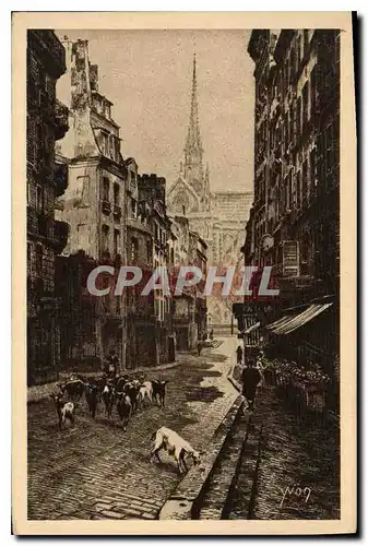 Ansichtskarte AK Paris en Flanant Rue du Haut Pave Chevre Chevres