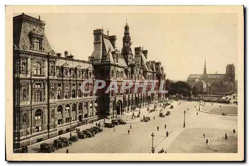 Ansichtskarte AK Paris en Flanant L'Hotel de Ville