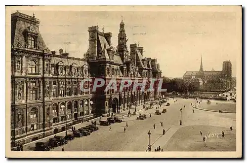 Ansichtskarte AK Paris en Flanant L'Hotel de Ville