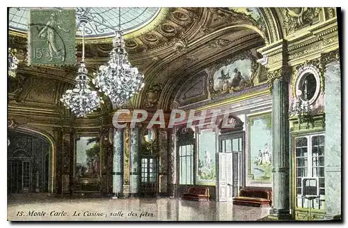 Cartes postales Monte Carlo Le Casino salle des fetes