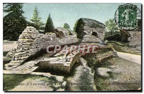 Ansichtskarte AK Environs de Nice Cimiez Ruines des Arenes romaines