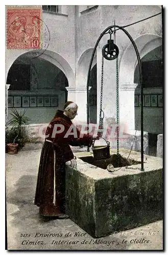 Ansichtskarte AK Environs de Nice Cimiez Interieur de l'Abbaye le Cloitre