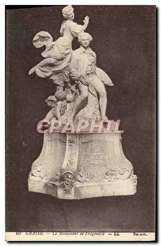 Cartes postales Grasse Le Monument de Fragonard