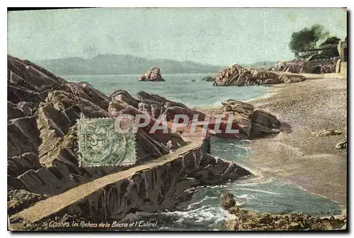 Cartes postales Cannes les Rochers de la Bocca et l'Esterel