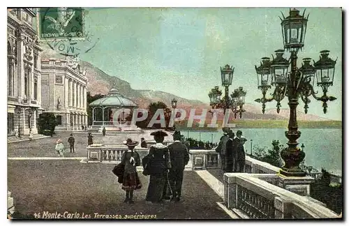 Cartes postales Monte Carlo Les Terrasses superieures