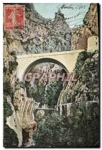 Cartes postales Menton Le pont St louis