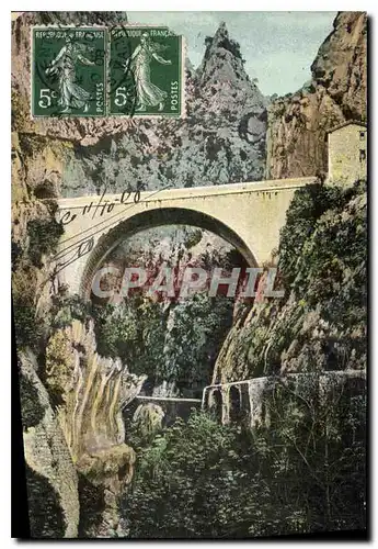 Cartes postales Menton Le pont St louis