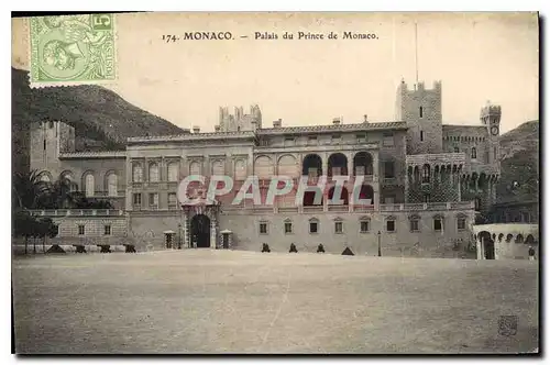 Cartes postales Monaco Palais du Prince de Monaco