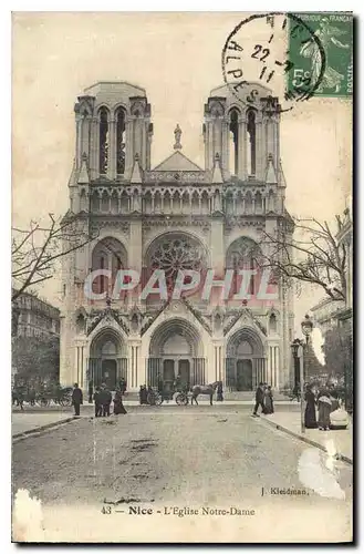 Cartes postales Nice L'Eglise Notre Dame