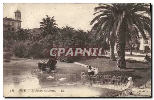 Cartes postales Nice Le Square Gambetta