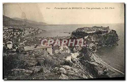 Cartes postales Principaute de Monaco Vue generale