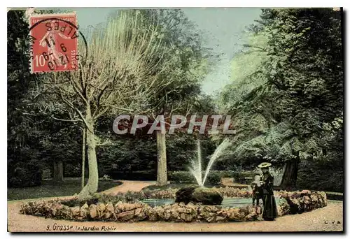 Cartes postales Grasse Le Jardin Public