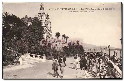 Cartes postales Monte Carlo Le Theatre et les Terrasses