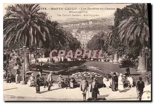 Cartes postales Monte Carlo Les Jardins du Casino Roulingrins