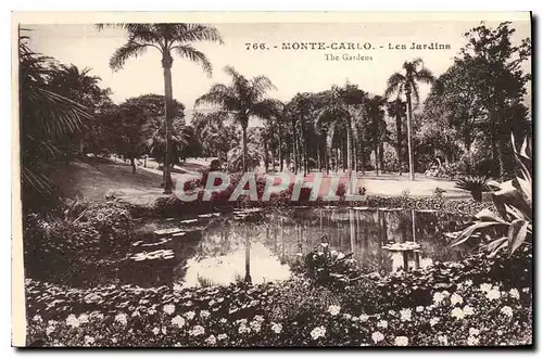 Cartes postales Monte Carlo Les Jardins