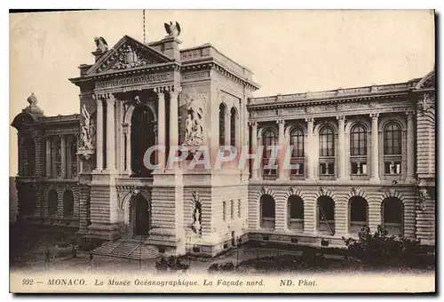 Ansichtskarte AK Monaco Le Musee Oceanographique La Facade Nord