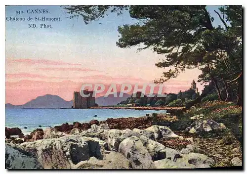 Cartes postales Cannes Chateau de St Honorat