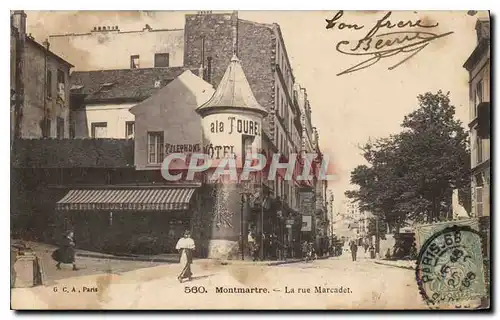 Ansichtskarte AK Montmartre La rue Marcadet