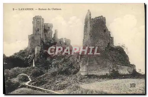 Cartes postales Lavardin Ruines du Chateau