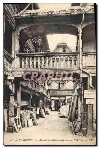 Cartes postales Strasbourg Ancienne Hotellerie du Corbeau