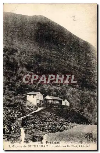 Cartes postales Les Pyrenes Grottes de Betharram Chalet des Grottes l'Entree