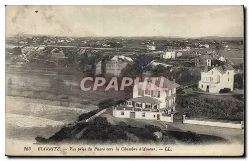 Cartes postales Biarritz Vue prise du Phare vers la Chambre d'Amour