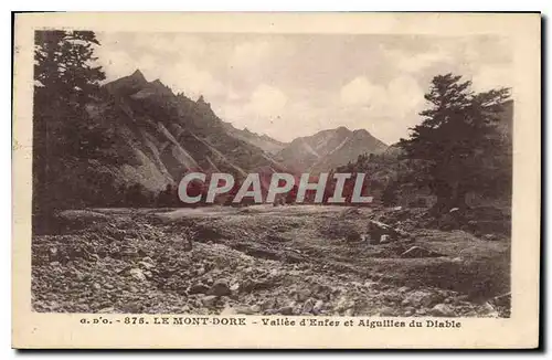 Ansichtskarte AK Le Mont Dore Vallee d'Enfer et Aiguilles du Diable