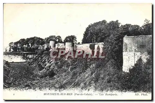 Ansichtskarte AK Montreuil sur Mer Pas de Calais Les Remparts