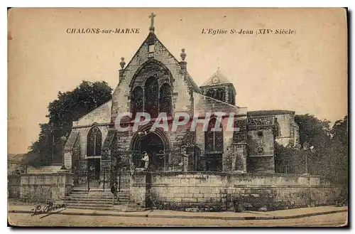 Cartes postales Chalons sur Marne L'Eglise St Jean