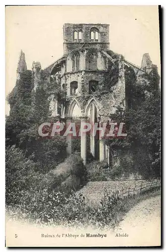 Ansichtskarte AK Ruines de l'Abbaye de Hambye Abside