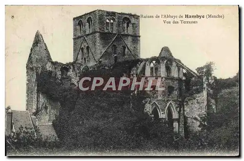 Ansichtskarte AK Ruines de l'Abbaye de Hamble Manche Vue des Terrasses